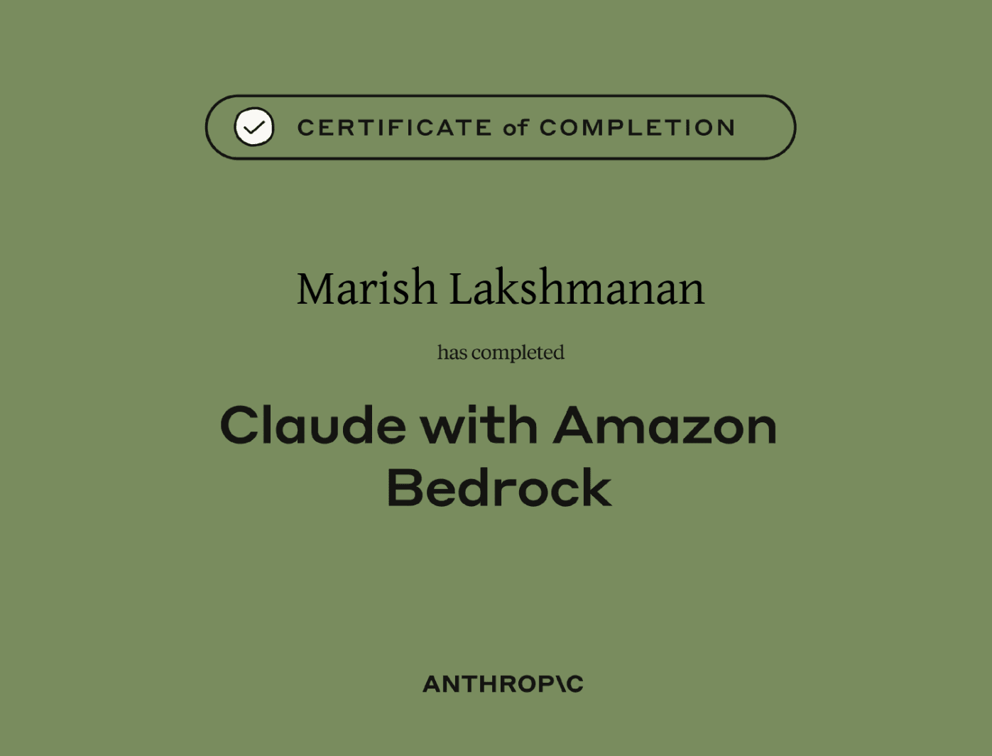 Claude with Amazon Bedrock