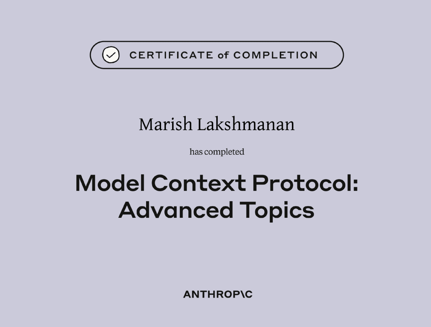 Model Context Protocol: Advanced Topics